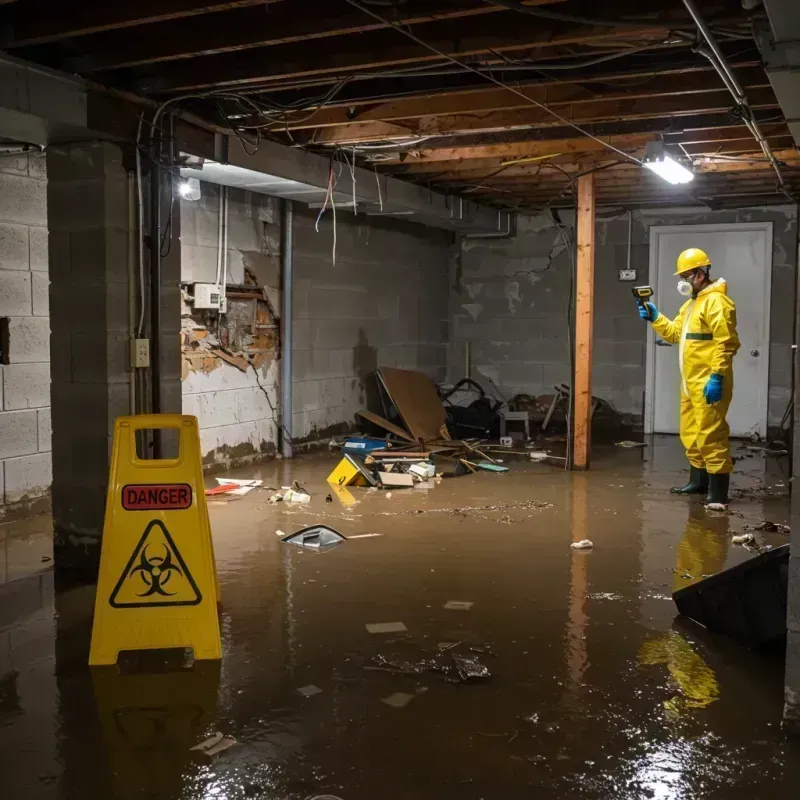 Flooded Basement Electrical Hazard in Nodaway County, MO Property